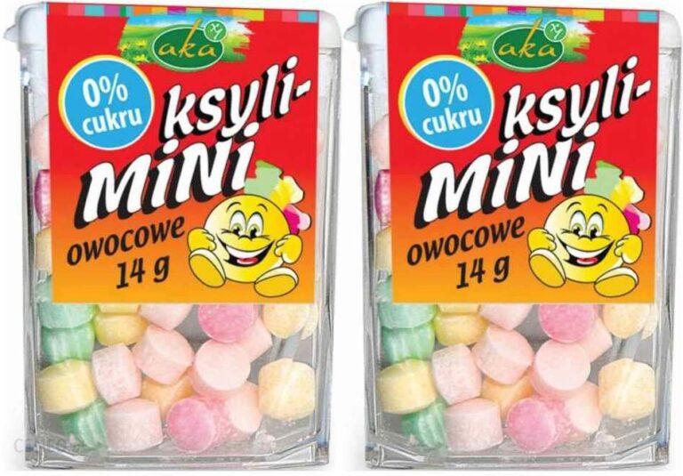 2 x Ksyli-Mini Owocowe Drażetki Małe 14 g Aka