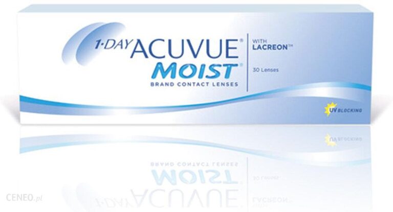 Acuvue 1 Day Moist soczewki jednodniowe -3,25 krzywizna 8,5 30szt