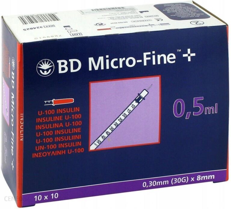 Becton Dickinson Bd Micro-Fine + U-100 0,5Ml 30G 0,30 X 8Mm 100Szt