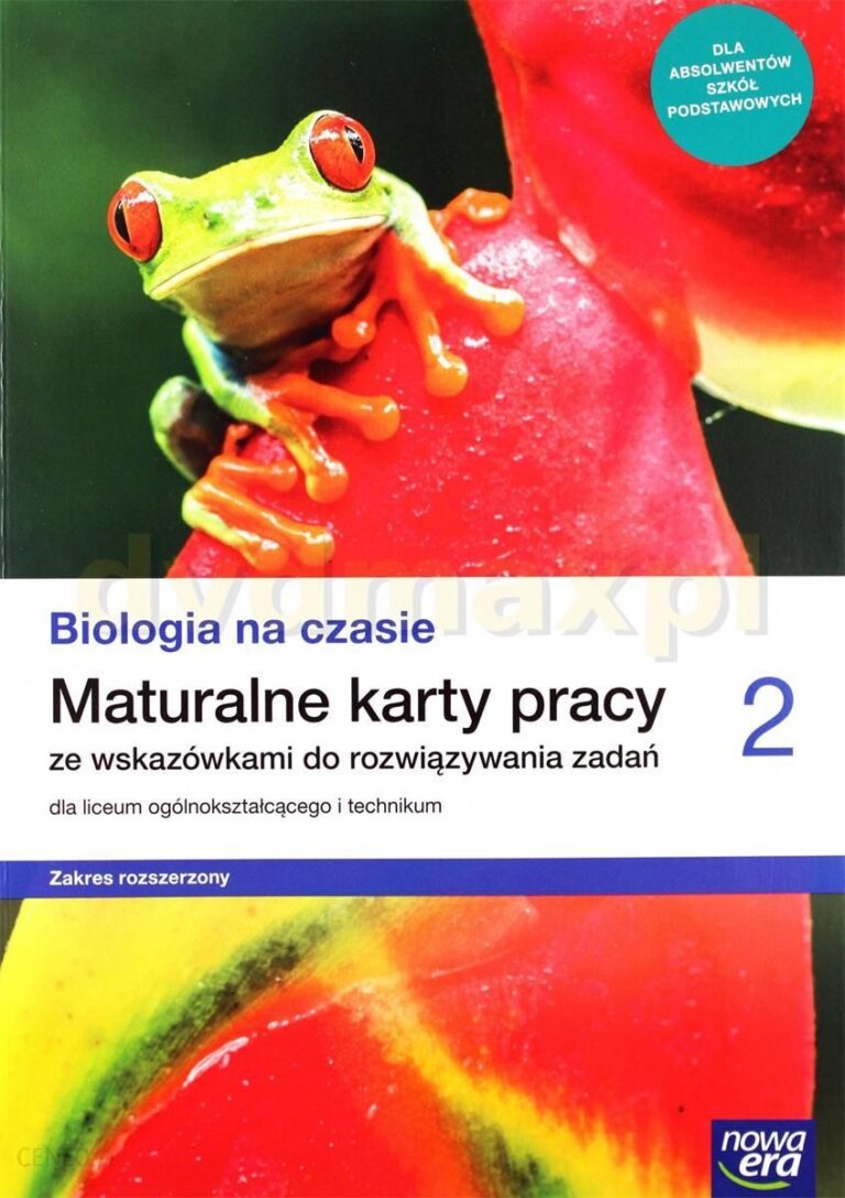 Biologia na czasie 2. Maturalne karty pracy dla liceum ogólnokształcącego i technikum, zakres rozszerzony