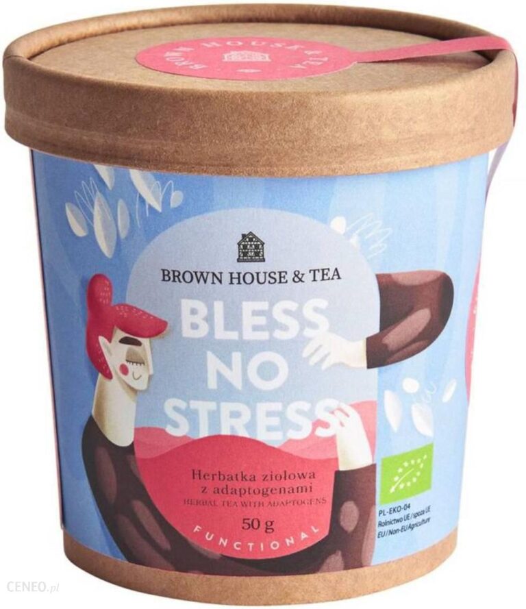 Brown Houseandtea House And Tea Herbatka Ziołowa Bless No Stress Z Adaptogenami 50g