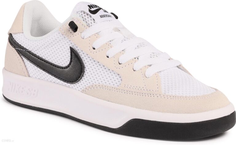 Buty NIKE – Sb Adversary CJ0887 100 White/Black/White