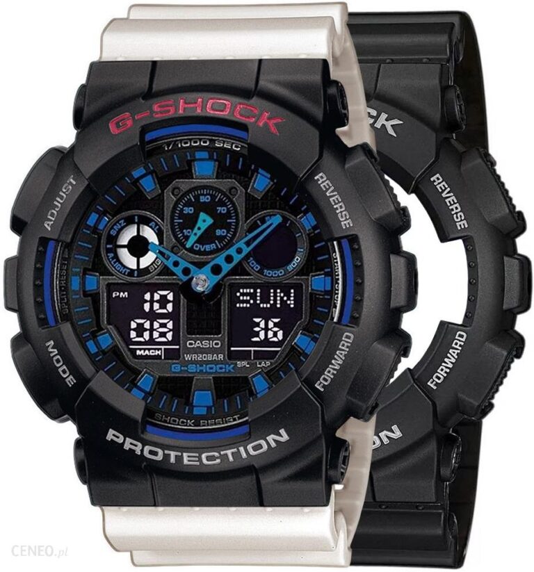 Casio G-Shock SET GA-100-1A2ER + BEZEL 10378531 PASEK 10395227
