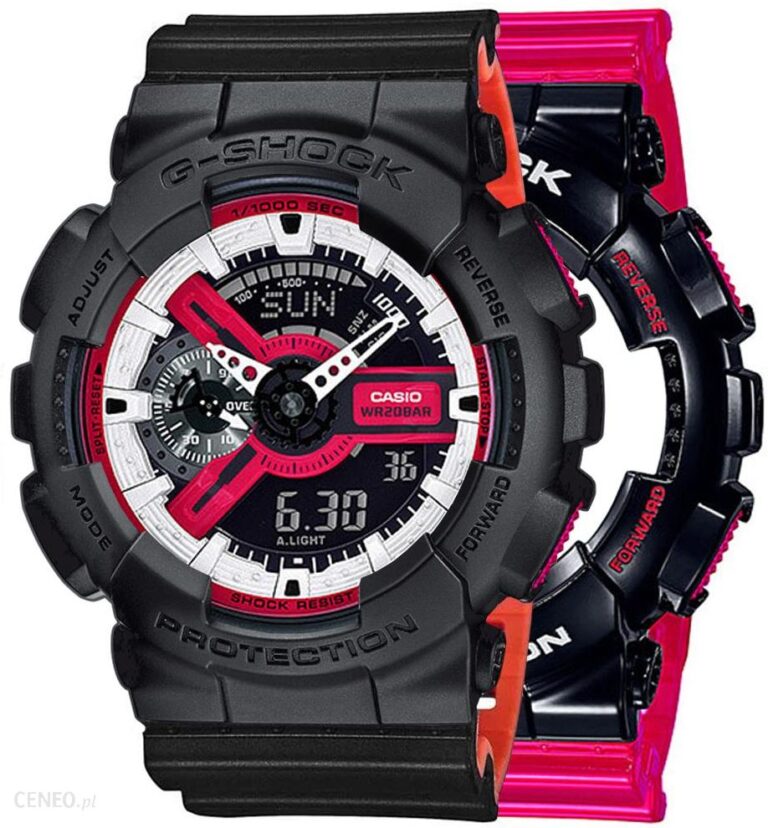 Casio G-SHOCK SET GA-110RB-1AER + BEZEL 10358741 + PASEK 10577142