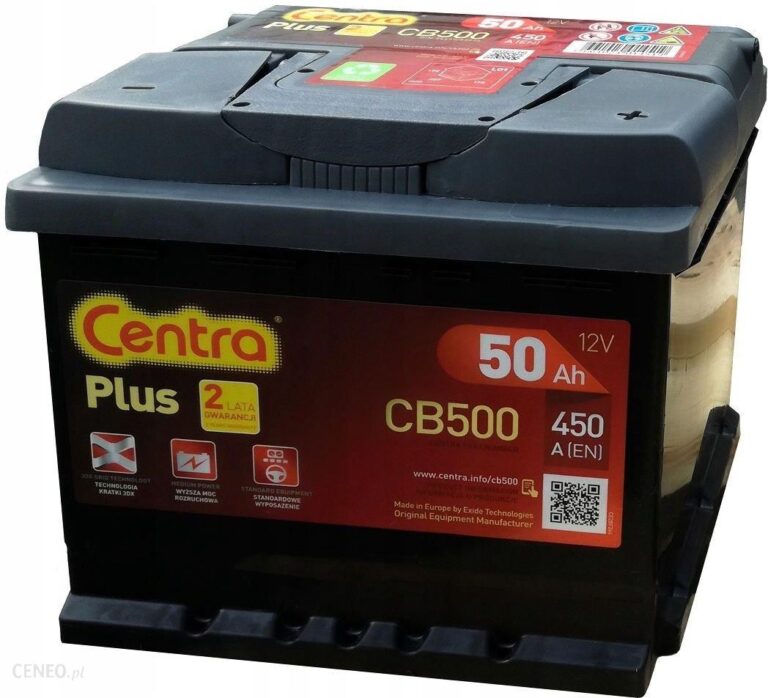 Centra CB500 50AH 450A PLUS P+