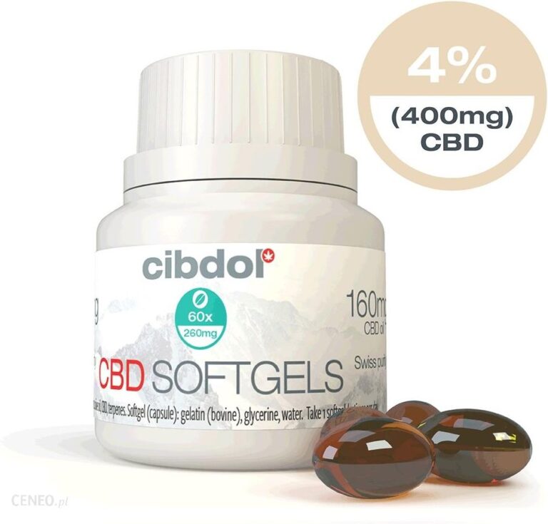 Cibdol 4% 384mg Cbd 60 kaps