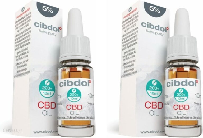 Cibdol Zestaw: 2x olej CBD 5% 2x10ml
