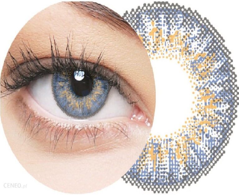 Clearlab Clear Color 55 Kolorowe Soczewki Kontaktowe Niebieskie Serenity -3.00 2 Szt.