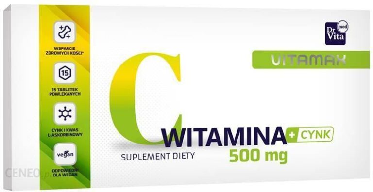DrVita Witamina C 500 + Cynk 15 tabl