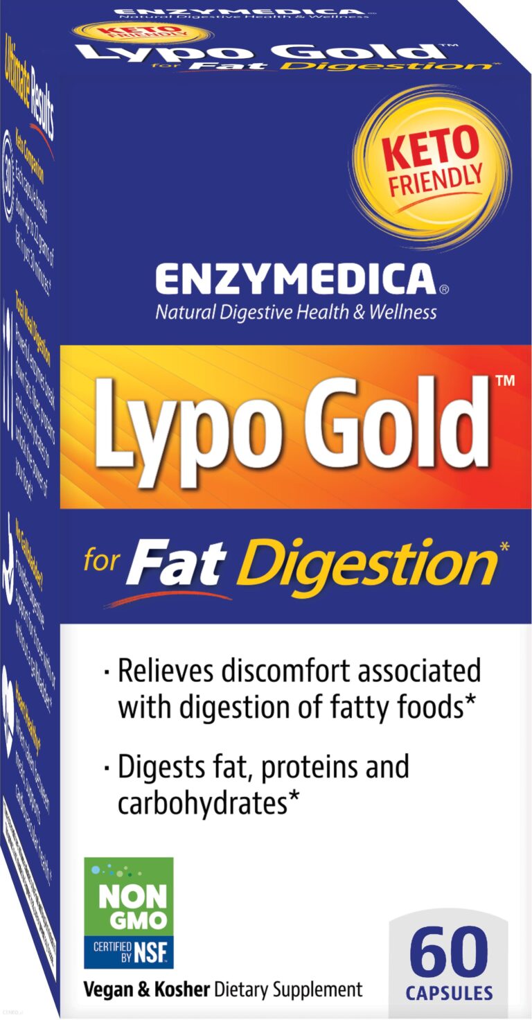 Enzymedica Lypo Gold Wspomaga Układ Trawienny 60kaps.