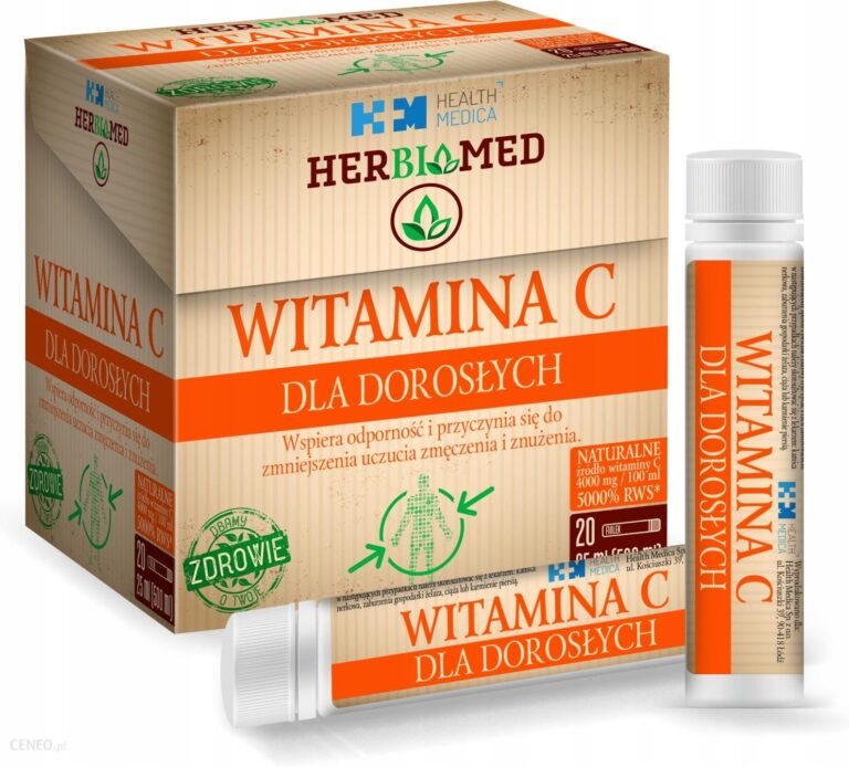 Health Medica witamina C ampułki 500ml 20 szt.