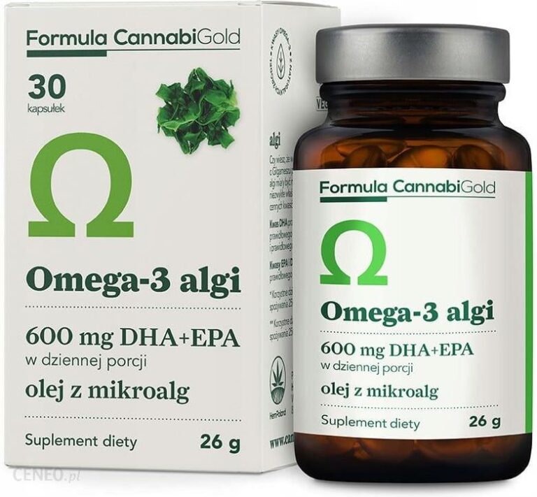 Hempoland Cannabigold Formula Omega 3 mikroalgi 30 kaps