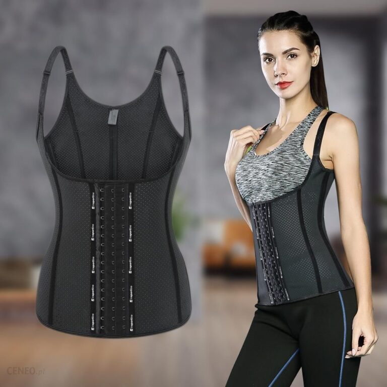 Insportline Gorset fitness na ramiączkach Corsup, Czarny, L (23866L)