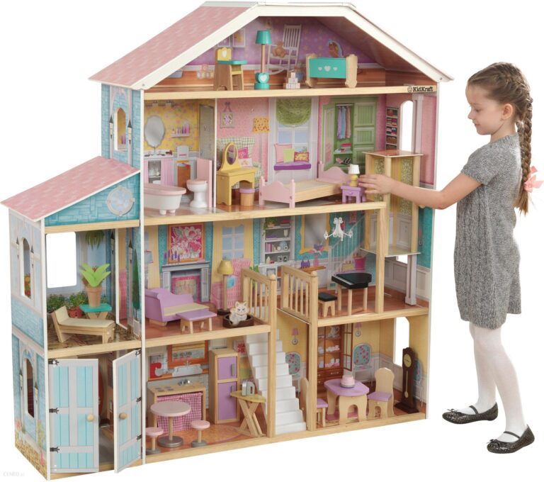 KidKraft Ogromny Drewniany Domek Dla Lalek Garden View 65954
