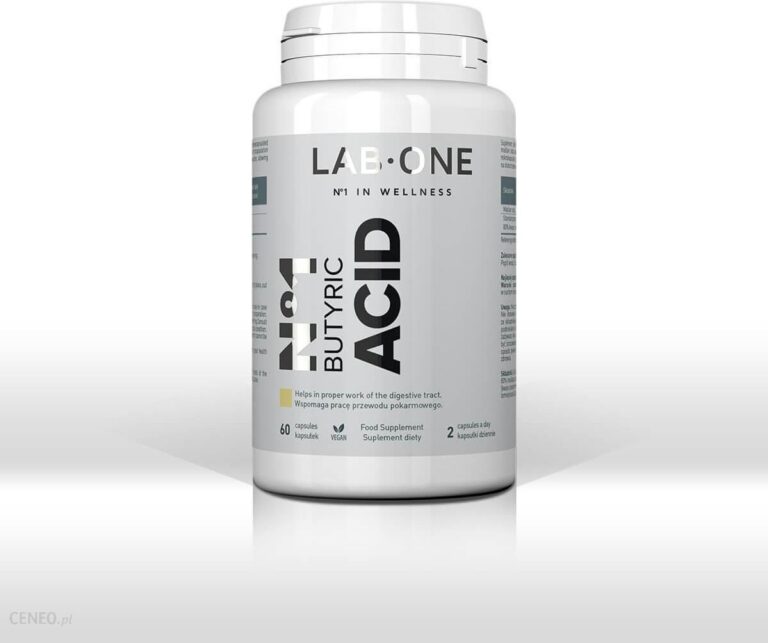 Lab One N1 Butyric Acid Wspomaga Pracę Przewodu Pokarmowego 60kaps. Wegańskich