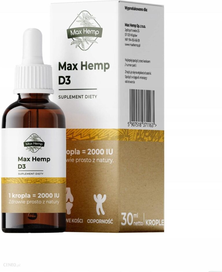 Max Hemp Witamina D3 2000 IU 30ml