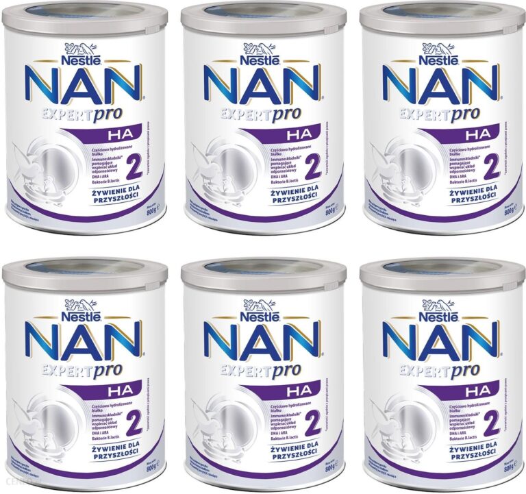 NESTLE NAN Expert Pro HA 2 Mleko Modyfikowane dla niemowląt powyżej 6 Miesiąca 6x800g