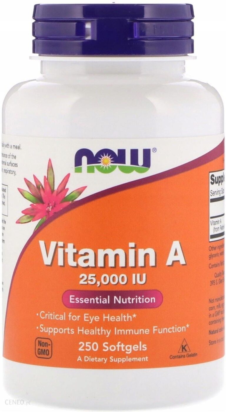 Now Foods Witamina A 25000iu 250kaps.