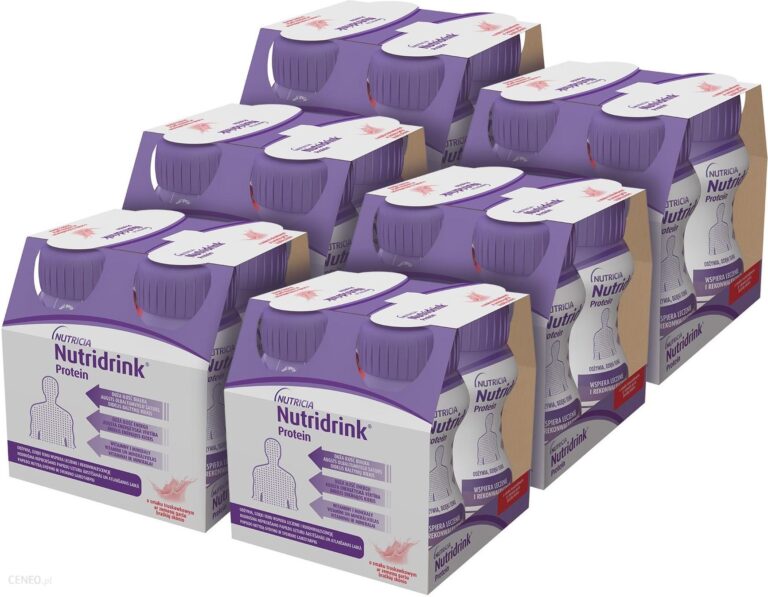 Nutridrink Protein preparat odżywczy smak truskawkowy 24X125 ml