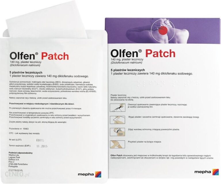Olfen Patch plastry lecznicze 5szt./1opak.