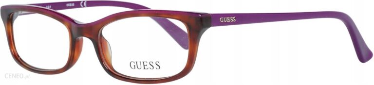 Oprawki damskie Guess GU2603 Brązowe Fioletowe