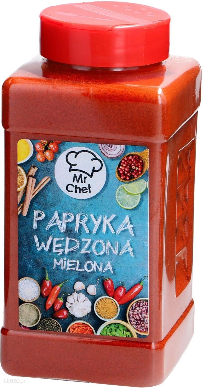Papryka Słodka Wędzona 600g Słoik Z Dozownikiem
