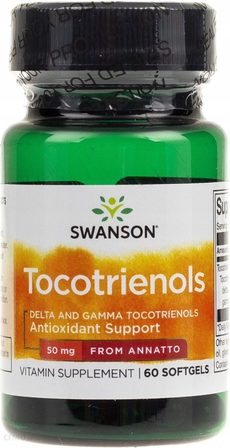 Swanson Tokotrienole Witamina E 60 Kapsułek