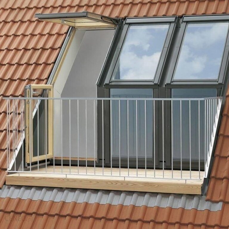 Velux Balkon Dachowy Gel 3165G Mk08 78X136 Element Górny Miedź