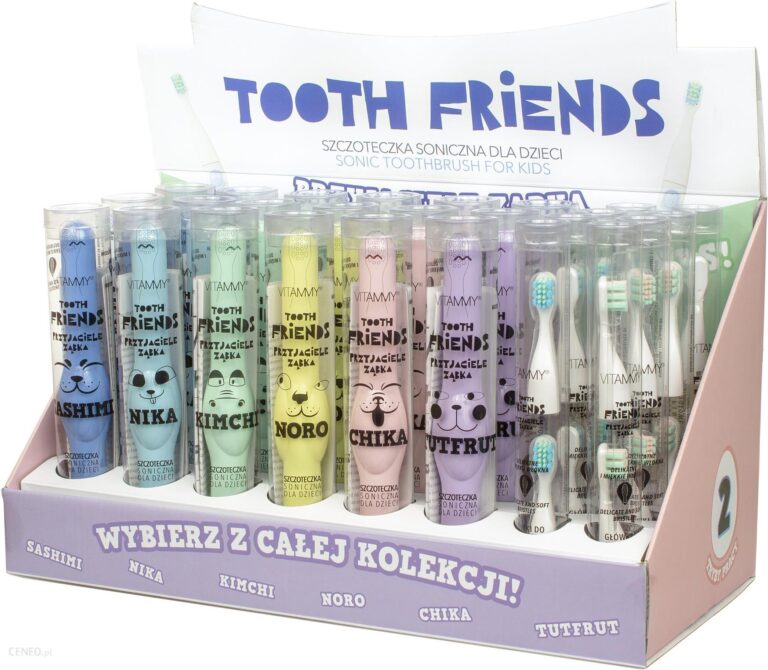 Vitammy Tooth Friends Display 18 szt. + końcówki 8 x 2 szt.