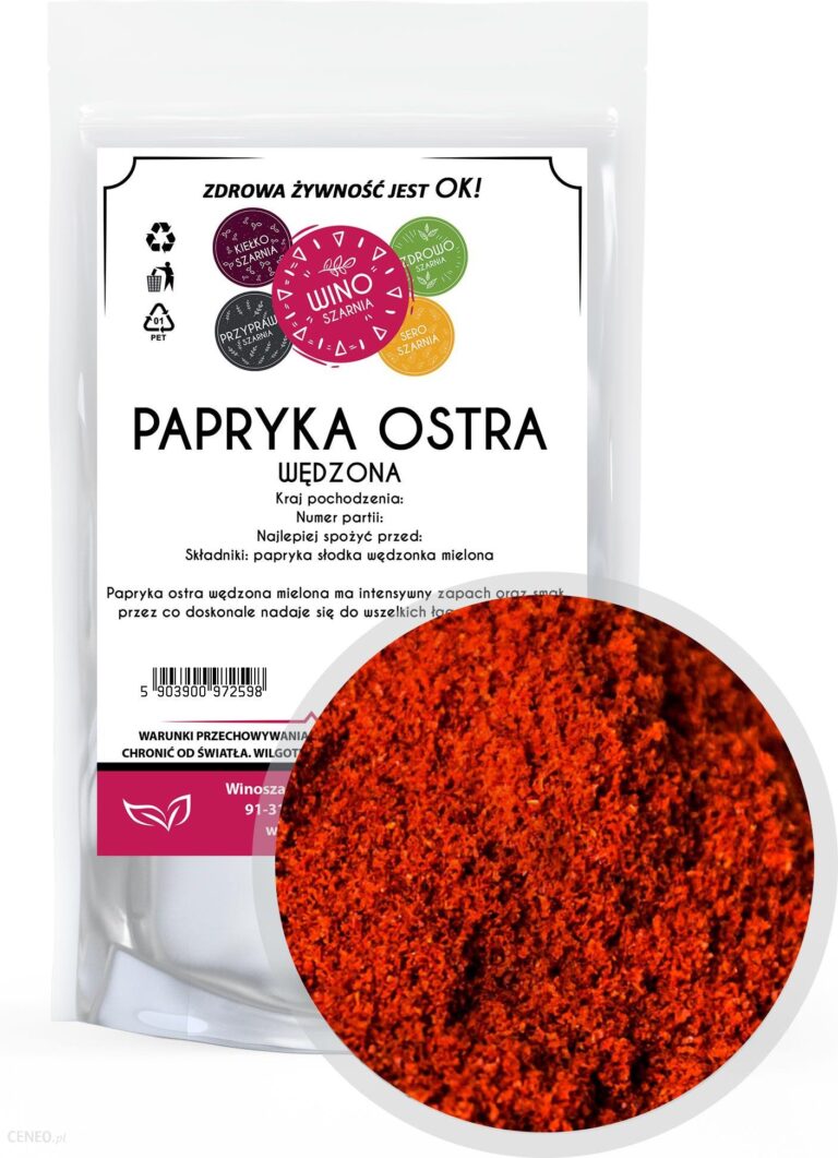 Winoszarnia Papryka ostra wędzona mielona 100g