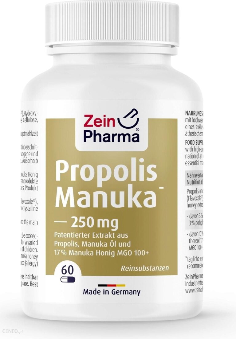 Zeinpharma Propolis + manuka 250 mg 60kaps.