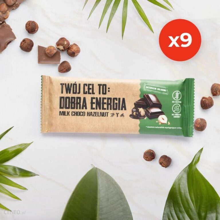 Zestaw: Batony Milk Choco Hazelnut – STANDARD – 9 sztuk